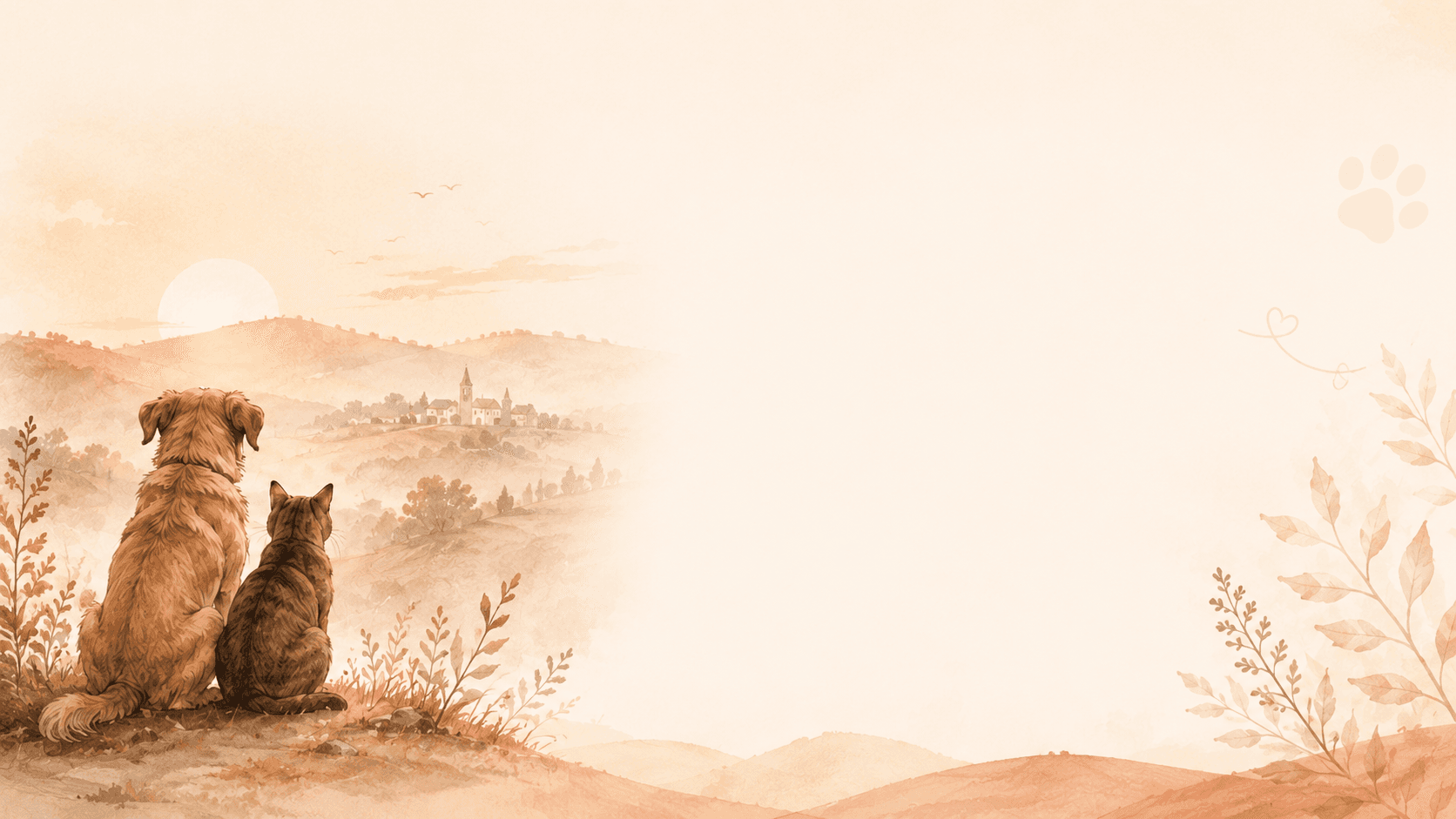 Fondo Ilustración De Vuelta a Casa